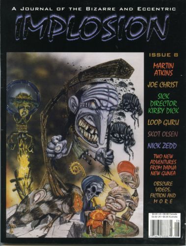 IMPLOSION magazine side cover Issue 8  1998