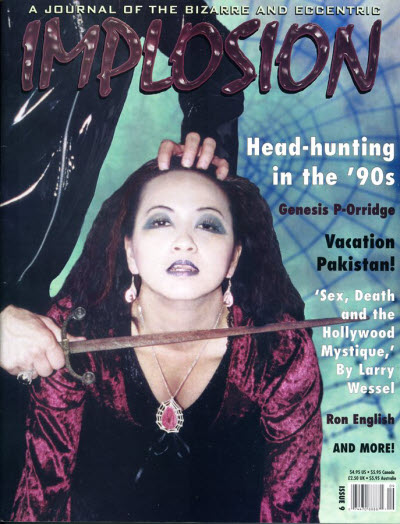 IMPLOSION magazine side cover Issue 9  1998