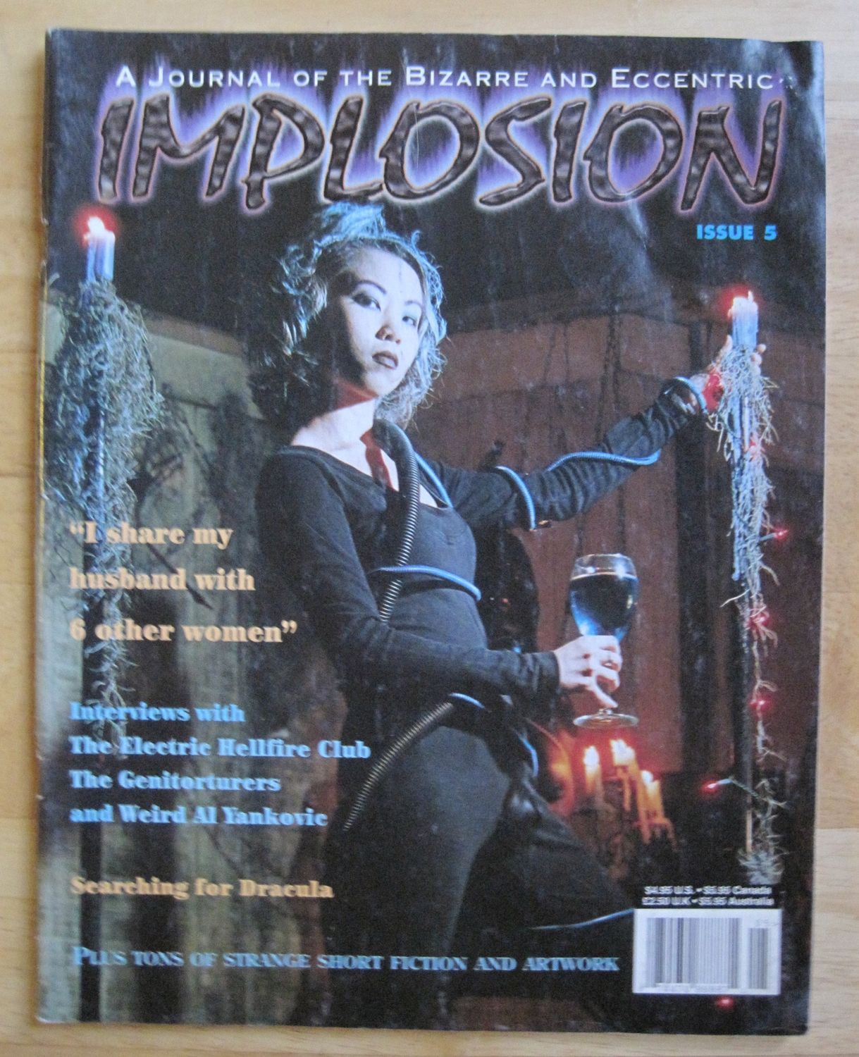 IMPLOSION magazine side cover Issue 5   1996