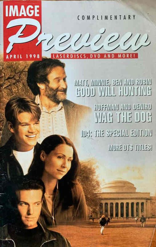 IMAGE PREVIEW magazine side cover Issue 50  April 1998