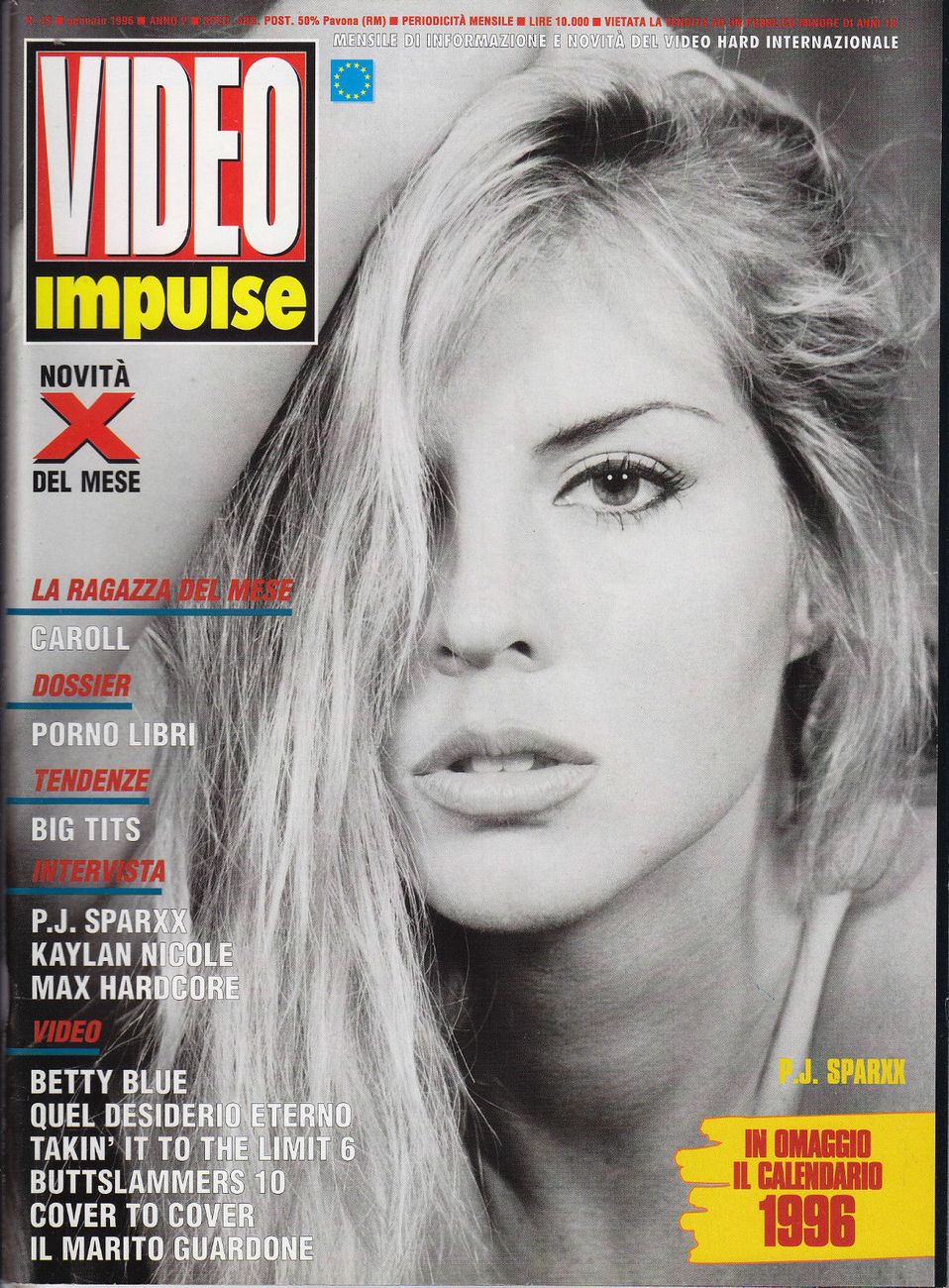 VIDEO IMPULSE magazine side cover Issue 43 January 1996