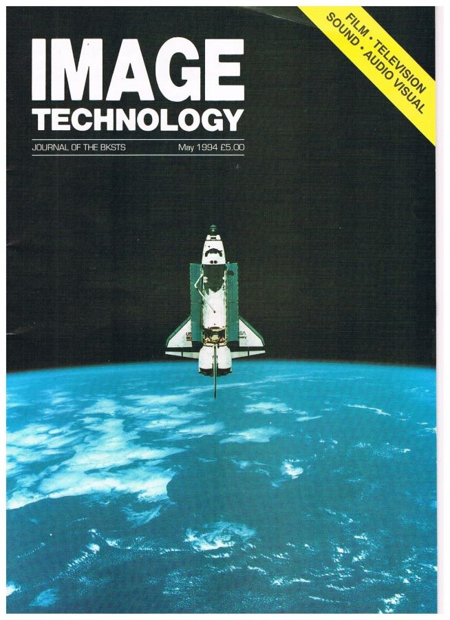 IMAGE TECHNOLOGY magazine side cover  May 1994