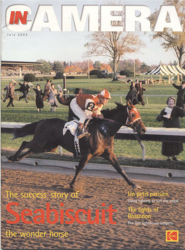 IN CAMERA magazine side cover July 2003