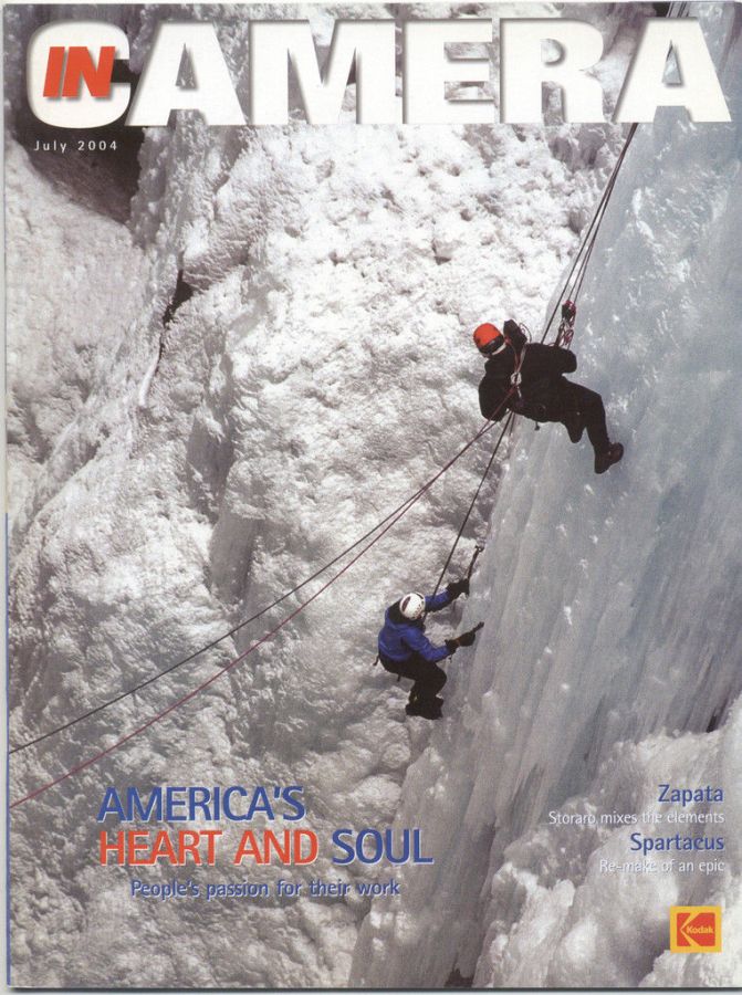 IN CAMERA magazine side cover July 2004