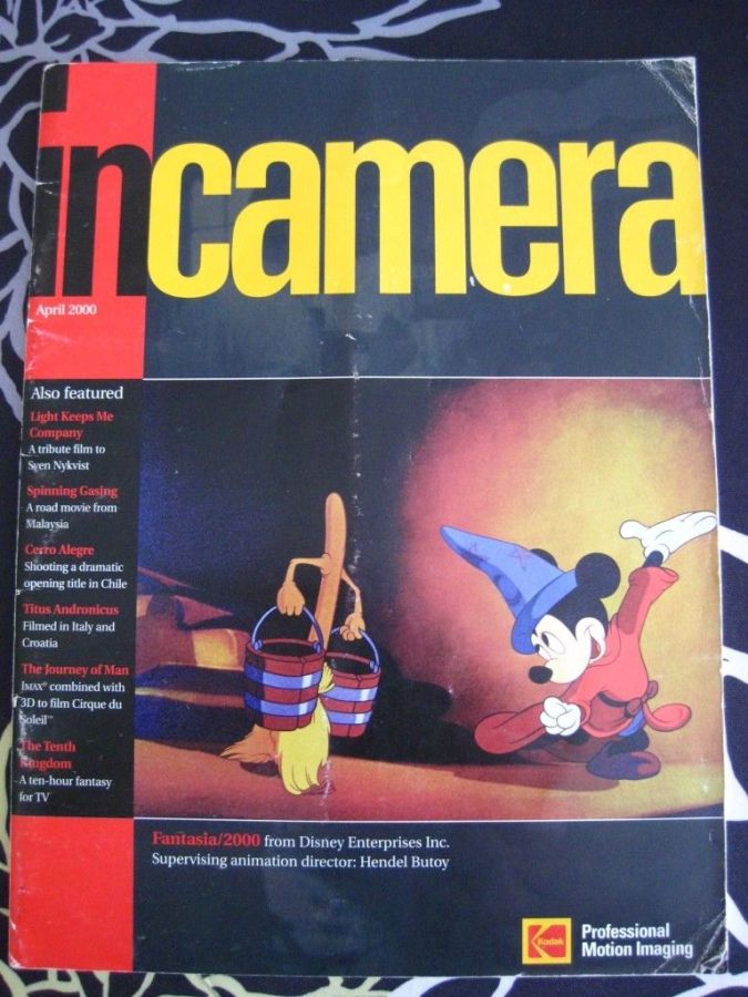 IN CAMERA magazine side cover  April 2000