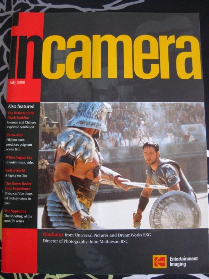 IN CAMERA magazine side cover  July 2000