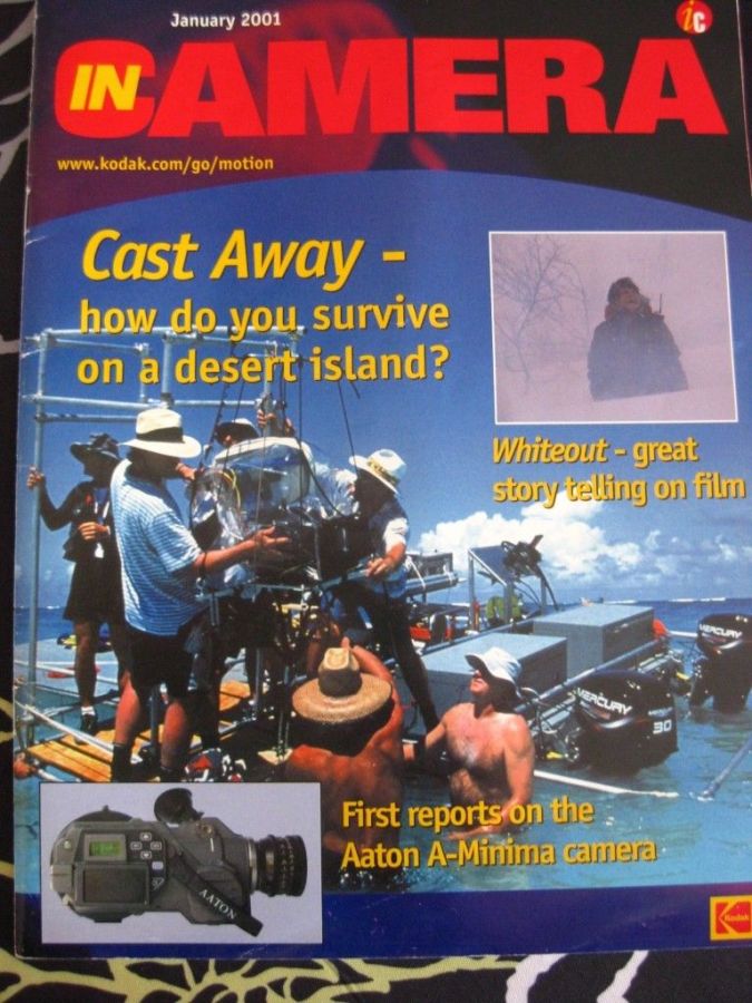IN CAMERA magazine side cover  January 2001