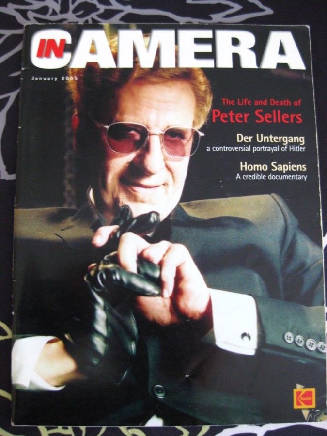 IN CAMERA magazine side cover  January 2005
