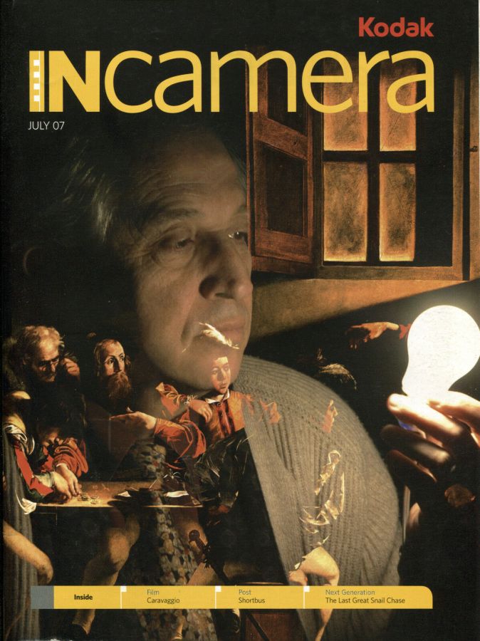 IN CAMERA magazine side cover  July 2007