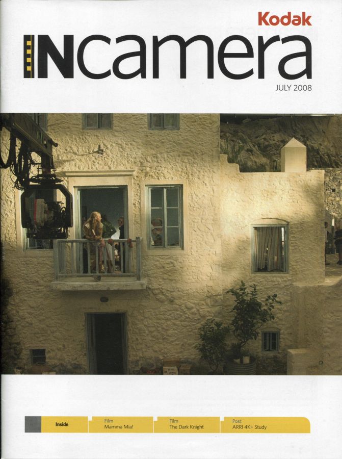 IN CAMERA magazine side cover  July 2008