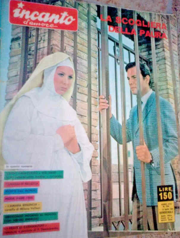 INCANTO D AMORE magazine side cover Issue 106  April 1966