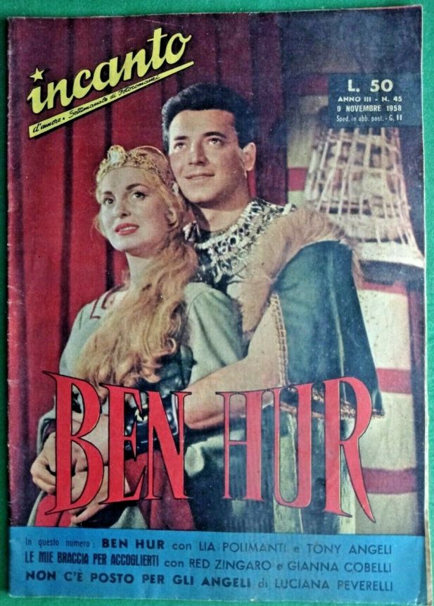 INCANTO D AMORE magazine side cover Issue 45 9 November 1958