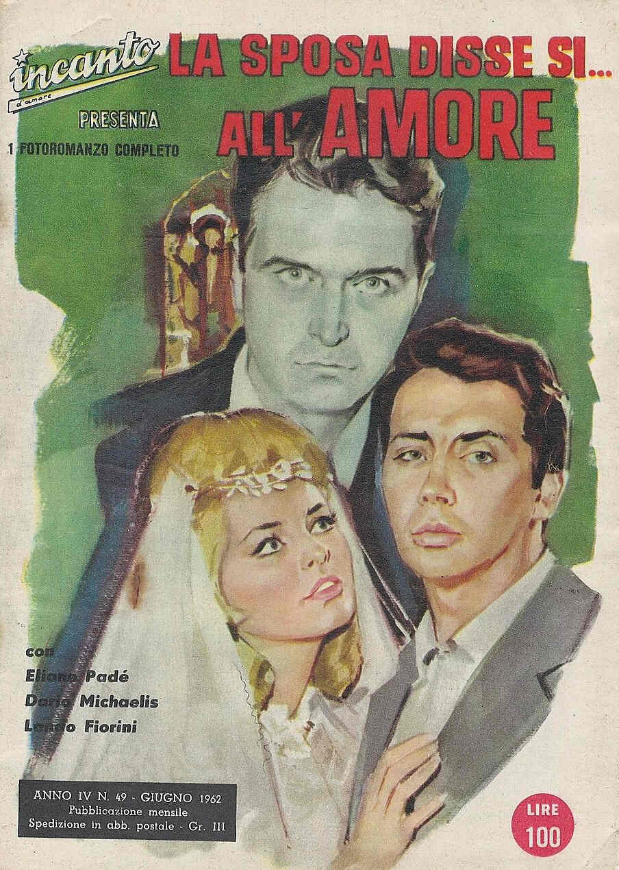 INCANTO D AMORE magazine side cover Issue 49 June 1962