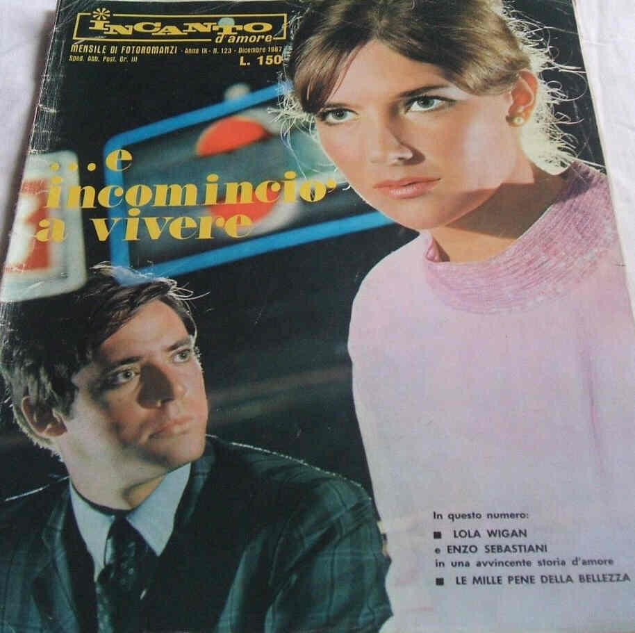 INCANTO D AMORE magazine side cover Issue 123 December 1967