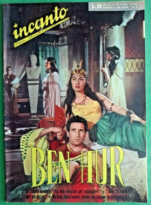 INCANTO D AMORE magazine side cover Issue 49 7 December 1958