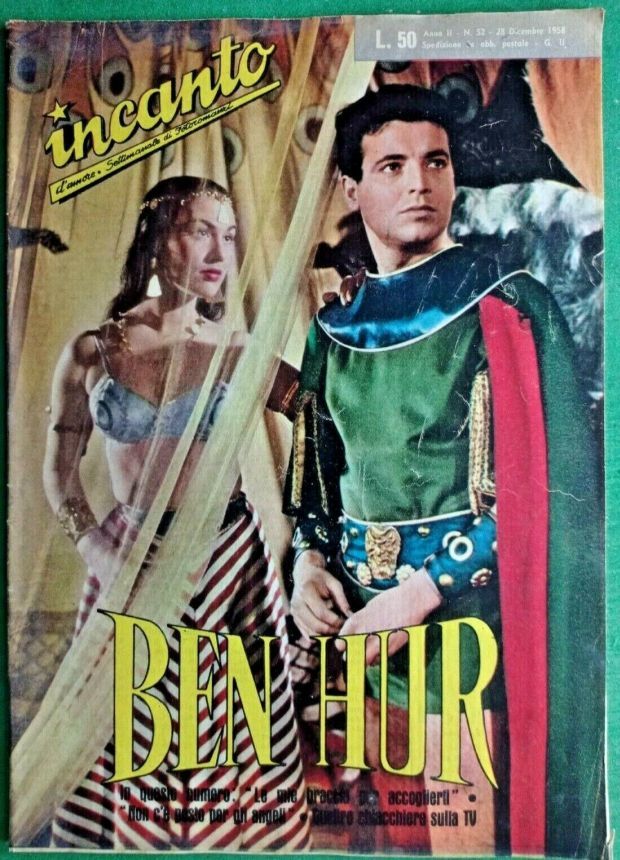 INCANTO D AMORE magazine side cover Issue 52 28 December 1958