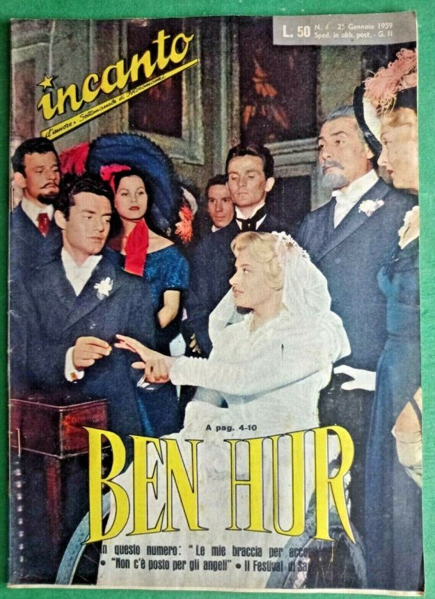 INCANTO D AMORE magazine side cover Issue 4 25 January 1959