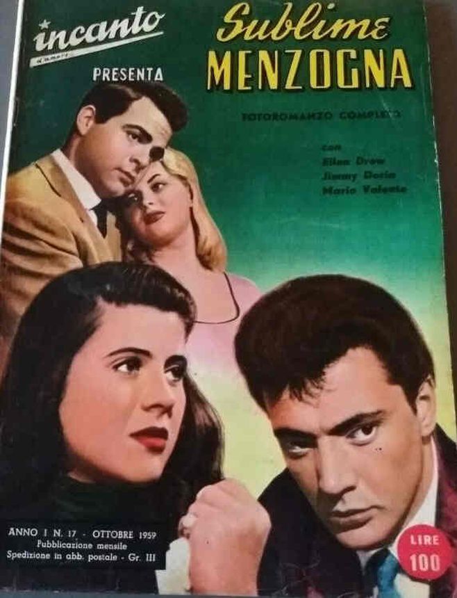 INCANTO D AMORE magazine side cover Issue 17  October 1959