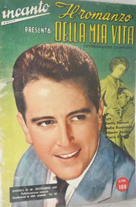 INCANTO D AMORE magazine side cover Issue 18  November 1959