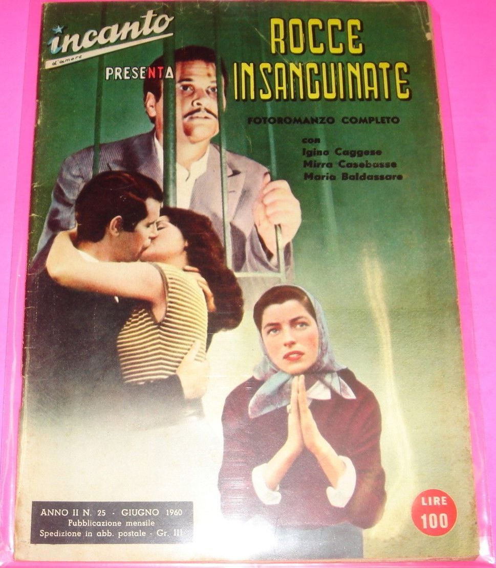 INCANTO D AMORE magazine side cover Issue 25 June 1960