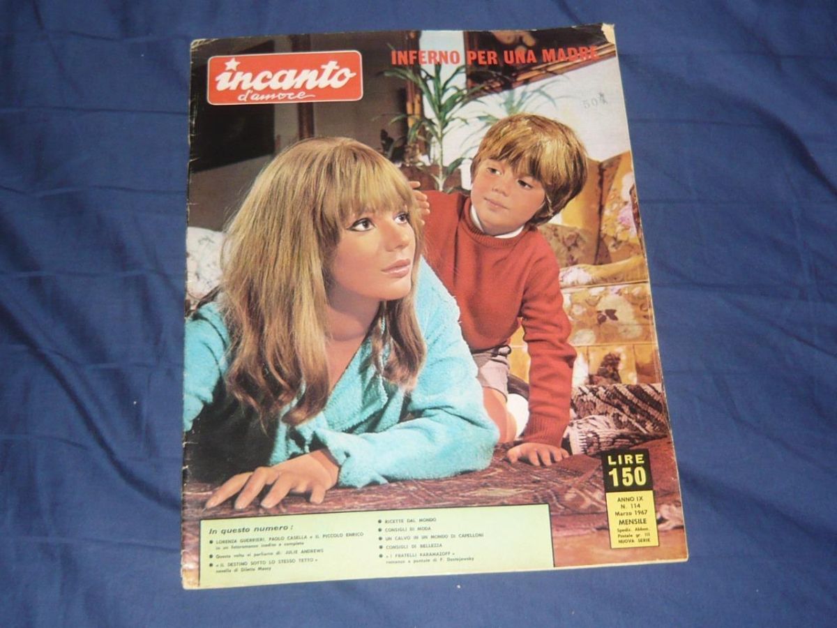 INCANTO D AMORE magazine side cover Issue 114  March 1967