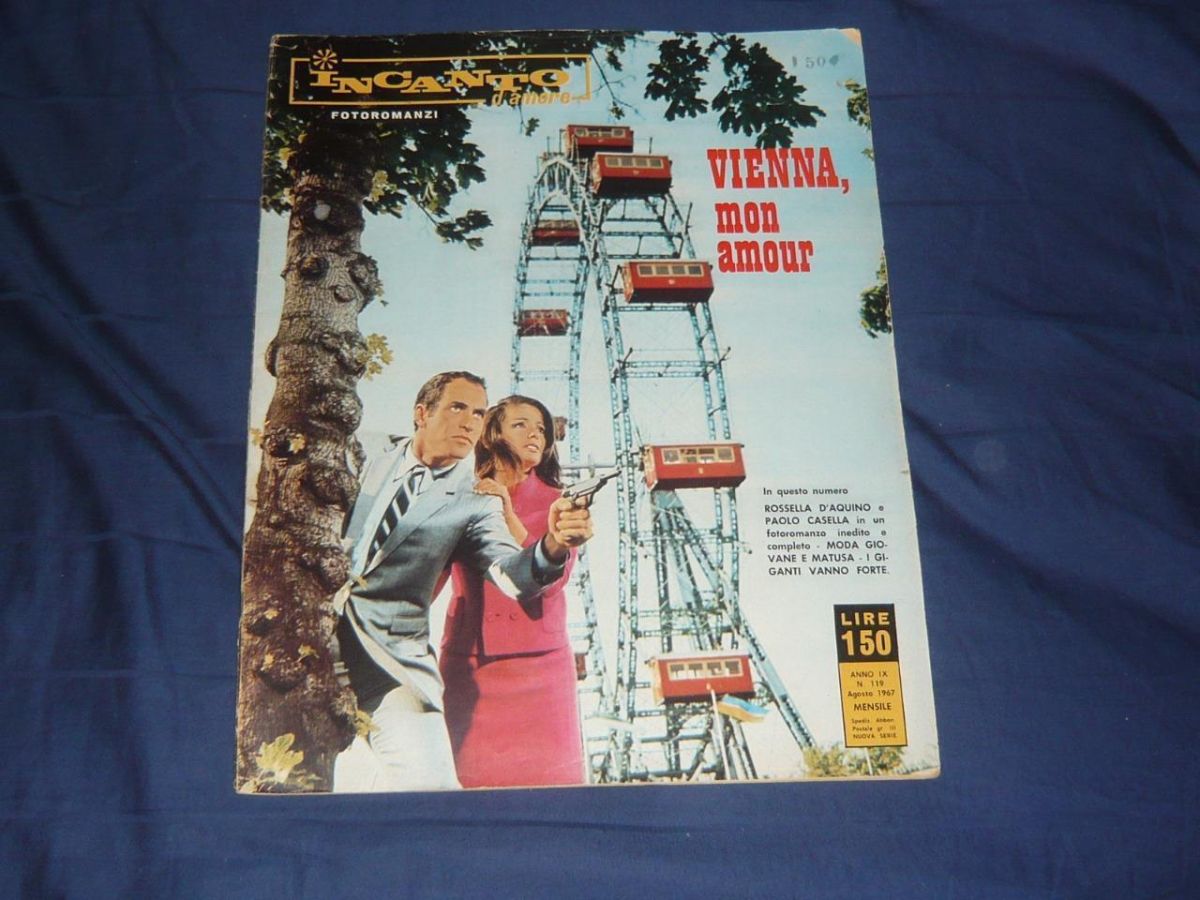 INCANTO D AMORE magazine side cover Issue 119  August 1967