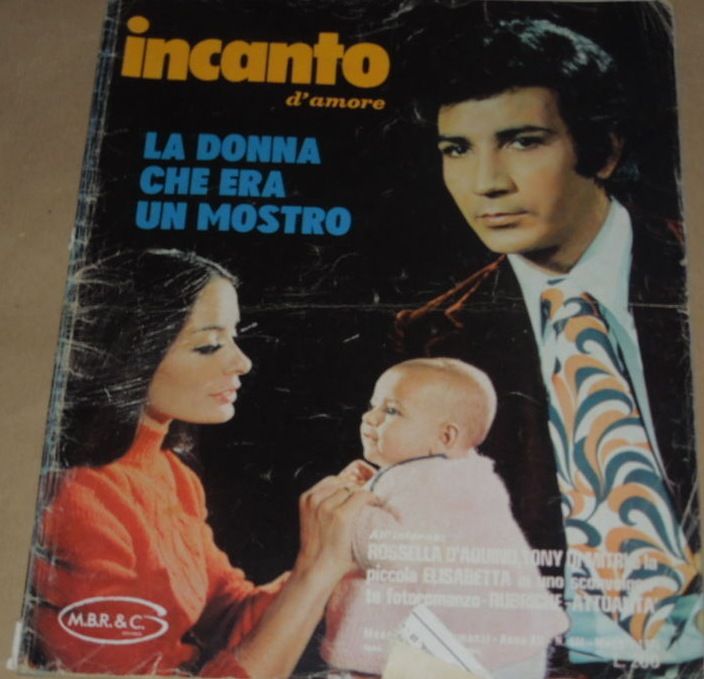 INCANTO D AMORE magazine side cover Issue 151 May 1971