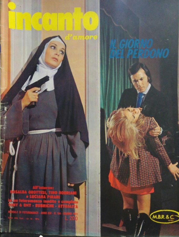 INCANTO D AMORE magazine side cover Issue 164  June 1972