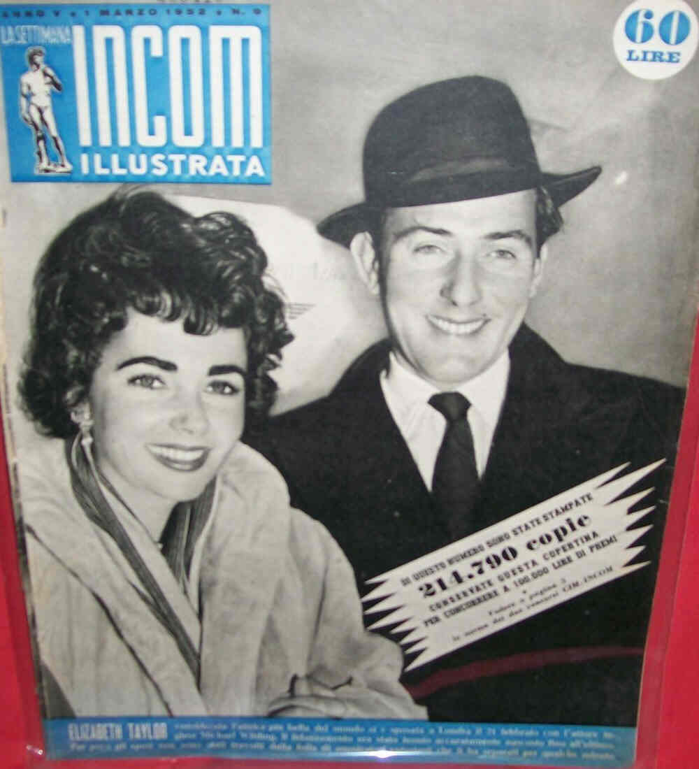 SETTIMANA INCOM magazine side cover 1 March 1952