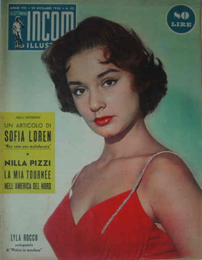 SETTIMANA INCOM magazine side cover 24 December 1955