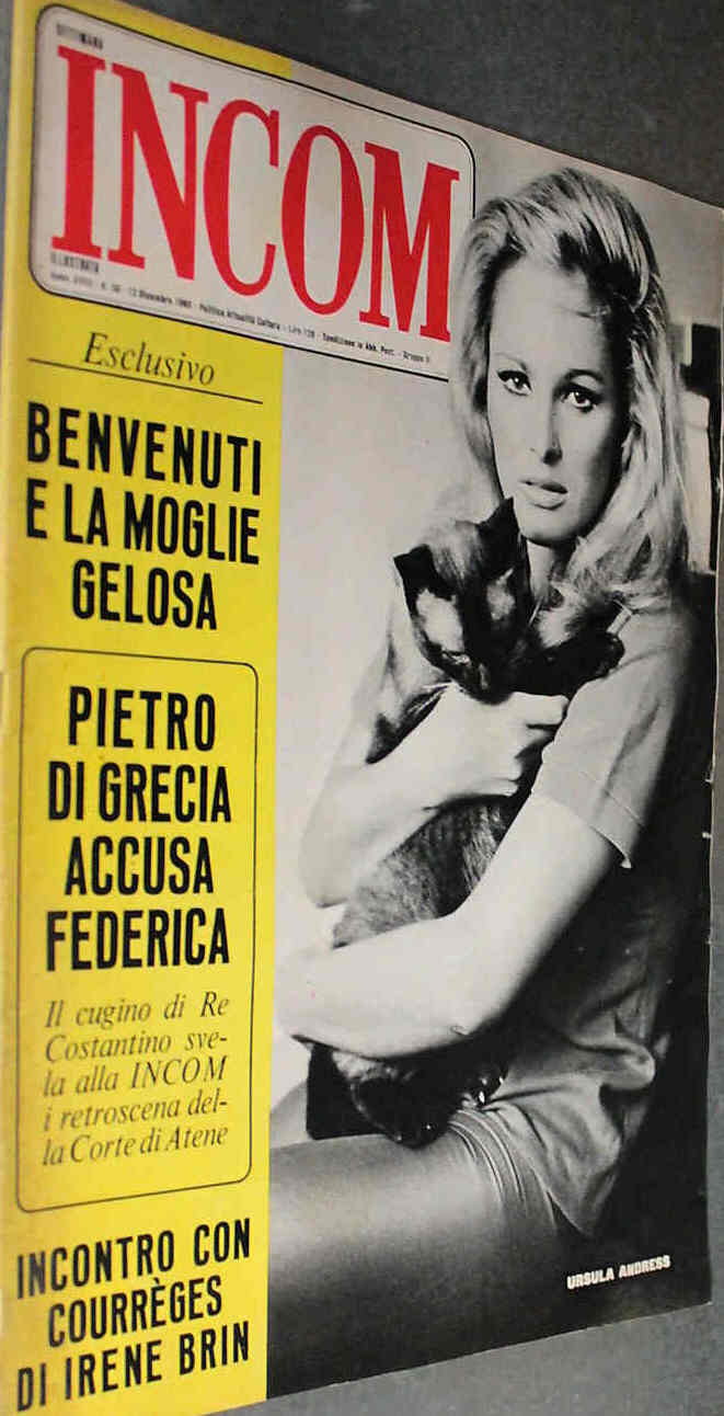 SETTIMANA INCOM magazine side cover 12 December 1965
