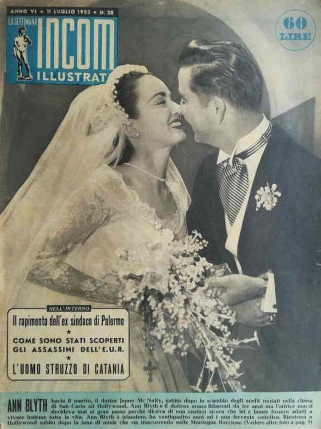 SETTIMANA INCOM magazine side cover Issue 28 11 July 1953