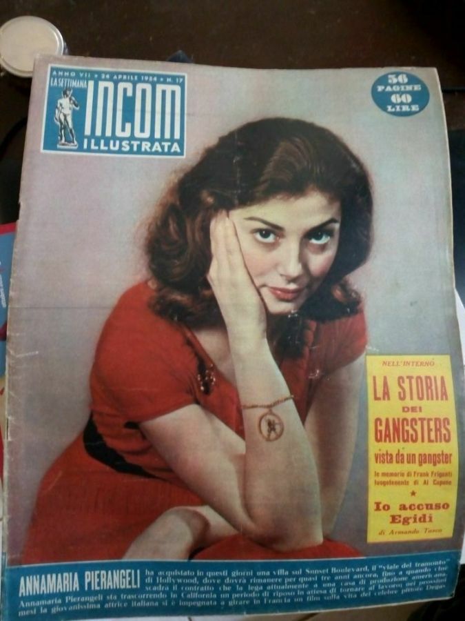 SETTIMANA INCOM magazine side cover Issue 17 24 April 1954