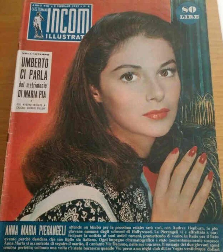 SETTIMANA INCOM magazine side cover Issue 6 5 February 1955