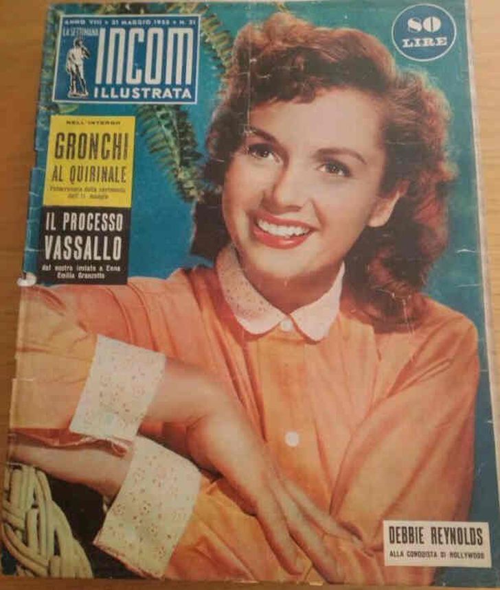 SETTIMANA INCOM magazine side cover Issue 21 21 May 1955