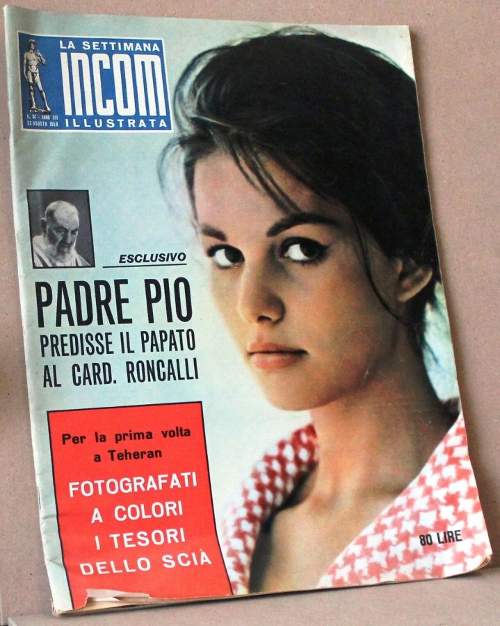 SETTIMANA INCOM magazine side cover Issue 34 22 August 1959