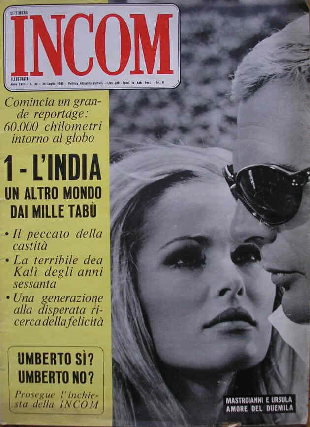 SETTIMANA INCOM magazine side cover Issue 30 25 July 1965