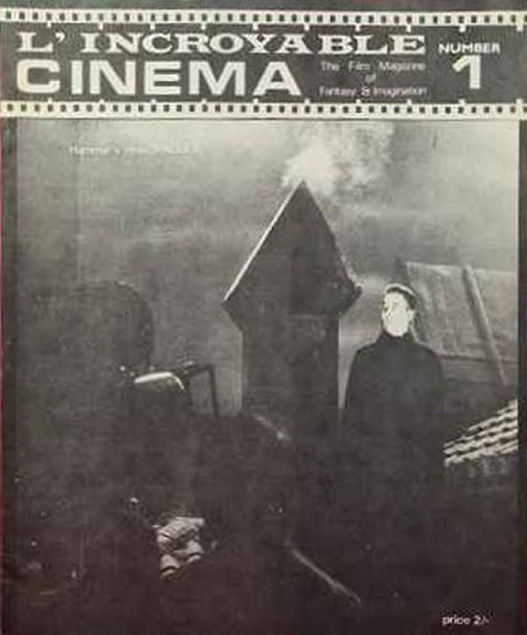 INCROYABLE CINEMA | L magazine side cover Issue 1  1969