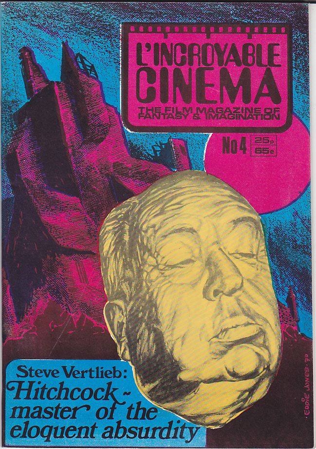 INCROYABLE CINEMA | L magazine side cover Issue 4 Spring 1971