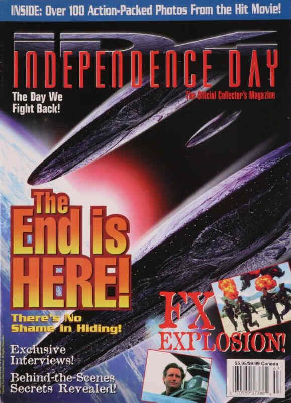 INDEPENDENCE DAY magazine side cover   1996