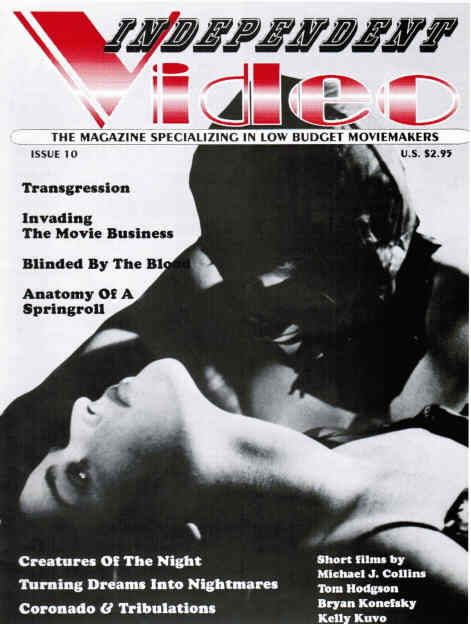 INDEPENDENT VIDEO magazine side cover Issue 10  1994