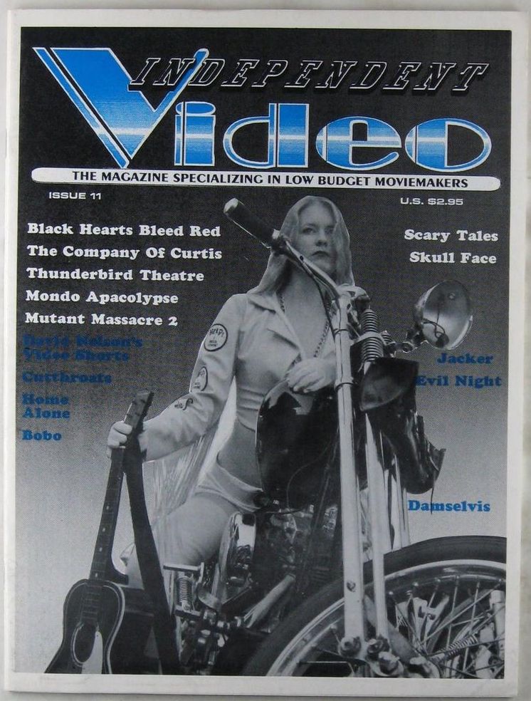 INDEPENDENT VIDEO magazine side cover Issue 11   1995