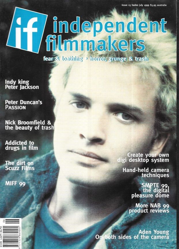 INDEPENDENT FILMMAKERS magazine side cover Issue 15  July 1999