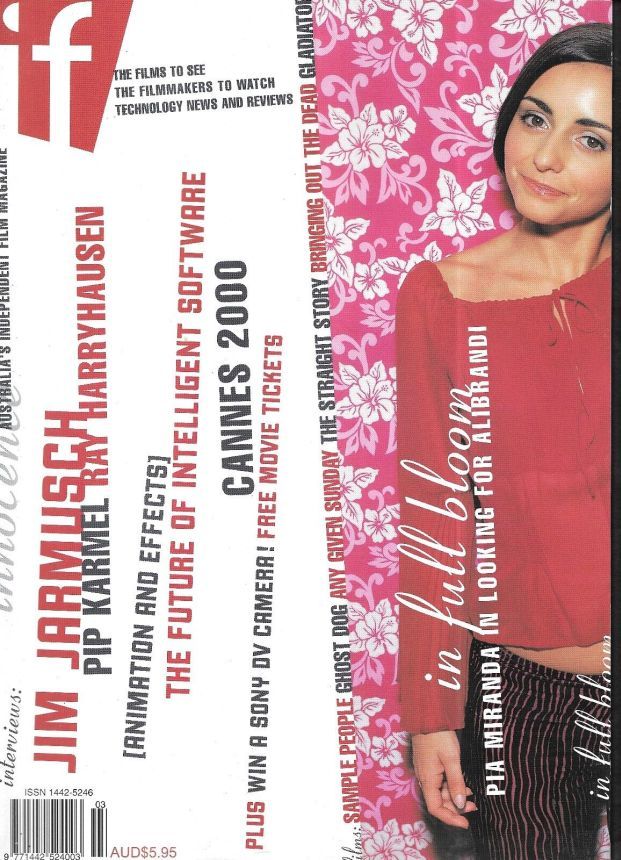 INDEPENDENT FILMMAKERS magazine side cover Issue 23  May 2000