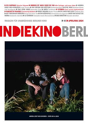INDIEKINO BERL magazine side cover  April/May 2024