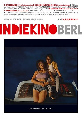 INDIEKINO BERL magazine side cover  June/July 2024