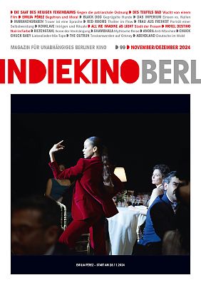 INDIEKINO BERL magazine side cover  November/December 2024