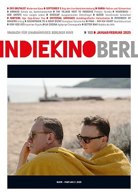 INDIEKINO BERL magazine side cover  January/February 2025