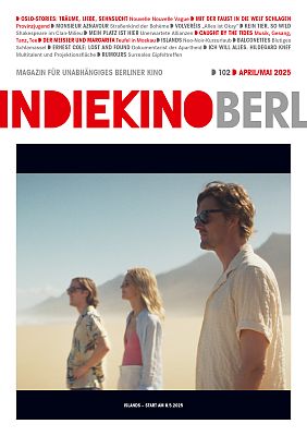 INDIEKINO BERL magazine side cover  April/May 2025