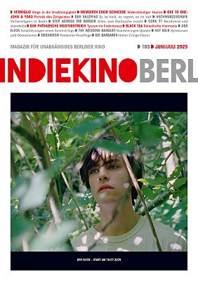 INDIEKINO BERL magazine side cover  June/July 2025